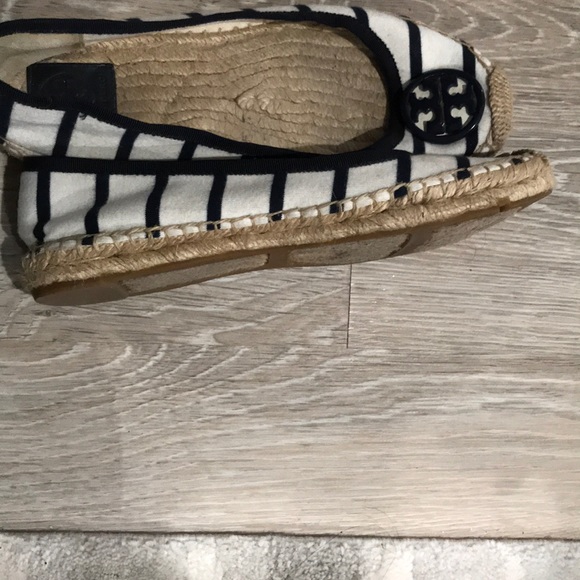 Tory Burch t-shirt ballet espadrille sz 7.5 - Picture 5 of 7